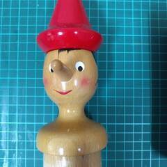 中古 ピノキオ（ピノッキオ）貯金箱(鍵付き）(イタリア製）の画像
