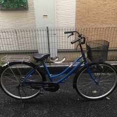 自転車　青