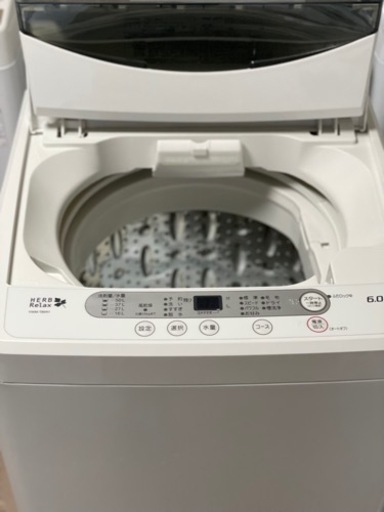 送料・設置込み　洗濯機　6kg ヤマダ　2017年