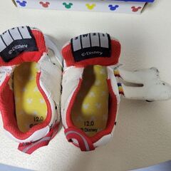 【新品】H＆M ミッキー キャンパススリッポン／【中古】イフミー ミニー コラボ スニーカーの画像