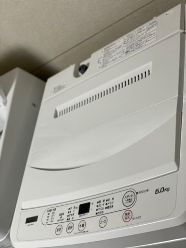 送料・設置込み　洗濯機　6kg ヤマダ　2021年