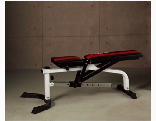 【Amazon平均評価★4!お得!】 マルチベンチ+バーベルスタンド+おまけプレート20kg(5kg×4) 【中古】
