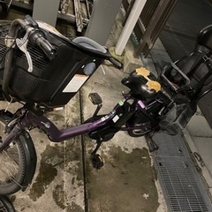 YAMAHA PAS KISS 電動アシスト付自転車　紫