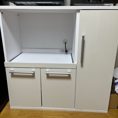 レンジ台　白