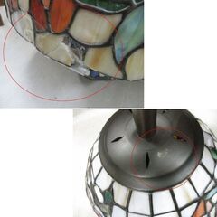 アンティーク調 ステンドグラス テーブルライト 照明 インテリア スタンド ライト/ランプ 札幌市 中央区の画像