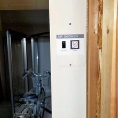 1.簡易エアーシワー　2.高圧蒸気減菌機