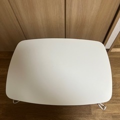 【あげます！】白ローテーブルカフェテーブルの画像