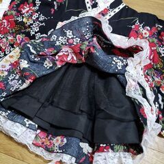 【値下げ】七五三　かわいい着物ドレス　三歳　浴衣やコスプレにも♪の画像