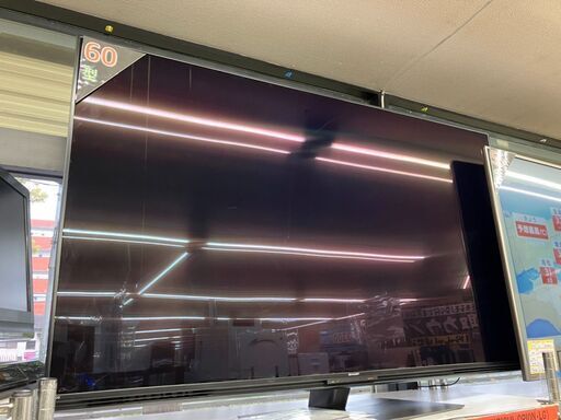値下げいたしました！ 2021年製大特価 SHARP 60型液晶テレビシャープ 4T-C60DN1難あり5016