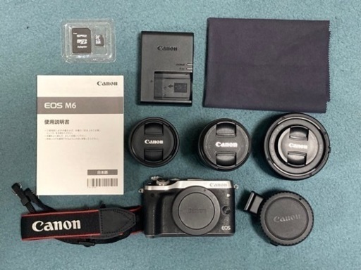 EOS M6 ダブルズームキット＋単焦点レンズ