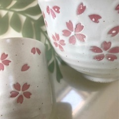 新品未使用☆AYAKO KOSHINO お茶碗・湯呑み・お箸セットの画像