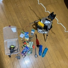 ☆中古釣具☆投げ釣り・サビキ釣り色々セット