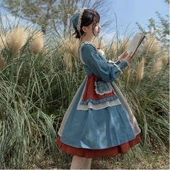 新品、Mサイズ　美人と野獣　ローリタワンピースセットの画像