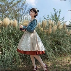 新品、Mサイズ　美人と野獣　ローリタワンピースセットの画像
