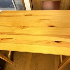 無印良品　折りたたみパインデスクの画像