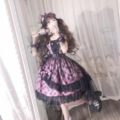 新品、Mサイズ アイドル系ロリータLolitaワンピースの画像