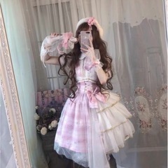 新品、Mサイズ　桜ノ恋アイドル系ロリータ ワンピースの画像