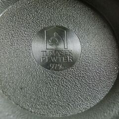 【商品名】TUMASEK PEWTER ツマセクピューター タンブラー カップ 2客セット ペアセット 【素材】	錫97%(白目/白鑞)箱入り未使用、ズッシリ重さ有、⭐長く冷たく、長く暖かく良品⭐お手数をおかけしますが、プロフィール必読ですの画像