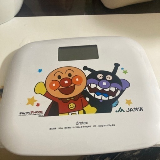 子供に大人気❗️アンパンマンの体重計❤️