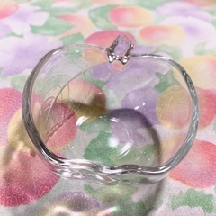 リンゴ型　ガラスの食器　2セットの画像