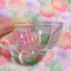ハート型 ガラスの食器の画像