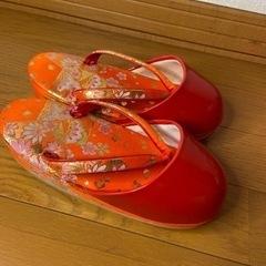 子供用草履　　2足　防寒草履もあるよ。の画像