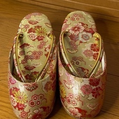 子供用草履　　2足　防寒草履もあるよ。の画像