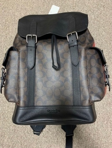 coach定番メンズレザーリュック