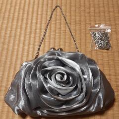 パーティバッグ 花柄の ハンドバッグ