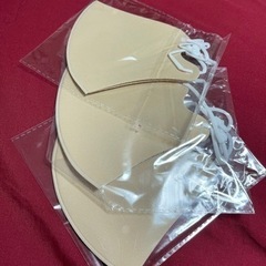 【新品】裏起毛マスク　ベージュ　Ｍの画像