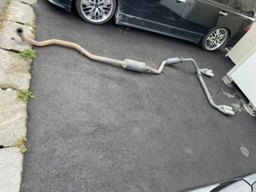 la100 ムーヴ　ケーブレイク　左右出しマフラー　両出し　四本出し