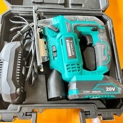 TOOLS LIFE 電動ジグソー20V 充電式ジグソーバッテリー・充電器・収納ケース付の画像