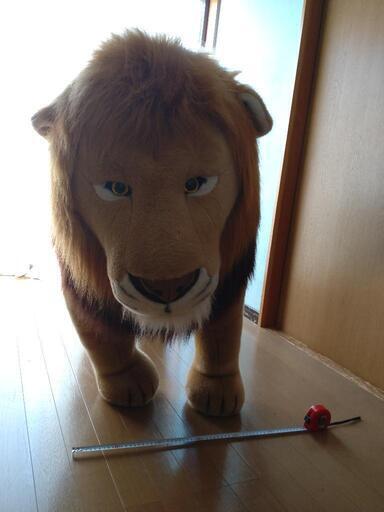 ライオンのぬいぐるみ（置物）