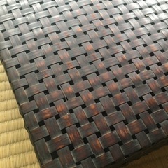 レトロな竹カゴ(蓋付き書類入れ)