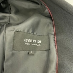 コムサイズム　レディーススーツ　就活スーツ　上下セット　OFUON白シャツ付の画像