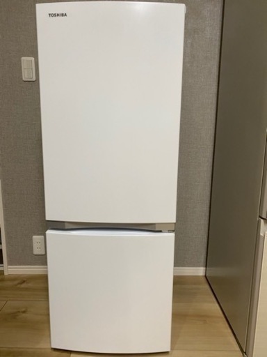 2020年製　東芝153L冷蔵庫　右開き　新品購入・使用1年半
