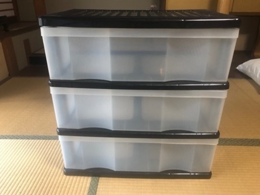 購入者決まりました　2個セット　キャスター付き　ワイド収納ケース　収納ボックス