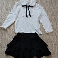 ブラウス97  黒スカート110  の画像