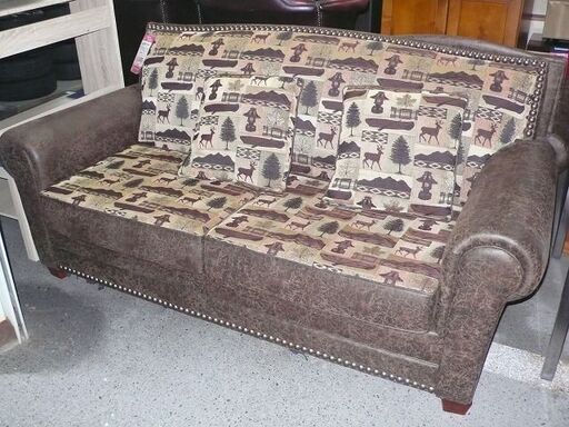 【店頭取引のみ】アンティーク3人掛けソファ