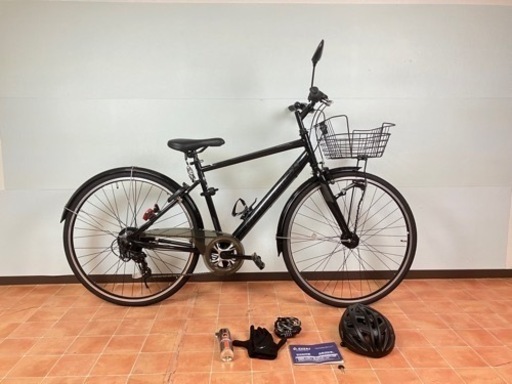 S02 OFFICE PRESS シティサイクル 32インチ 7段変速 ブラックカラー