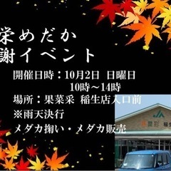 栄めだか　感謝イベント開催