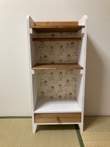 ランドセルラック　古家具　収納ラック　ハンドメイド
