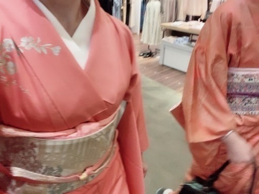 訪問着　ピンク