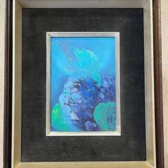 油彩画『花籠と柿』P8額装 楽天市場】油彩画 F6号 千賀節子 「椿・2」 真筆 額入り 額装