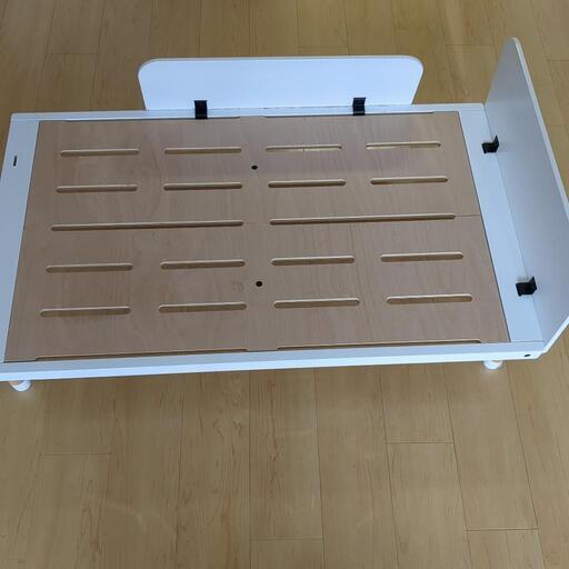 【HOPPL】ホップル　キッズベッド　ホワイト