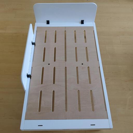 【HOPPL】ホップル　キッズベッド　ホワイト