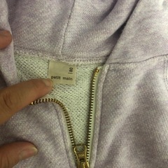 80㎝　petit main パーカーの画像