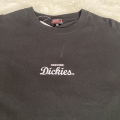 Dickies BIGバック　ロゴプリント Tシャツ 半袖 M モノトーンの画像