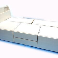 【美品】ニトリ シングルベッドフレーム 引出し収納付き【自社配送...