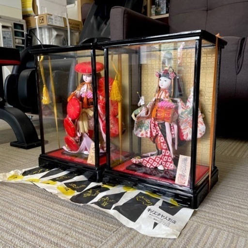 【お買い得‼️】キノエネヤ人形店 日本人形 七ツ笠 道成寺 舞踊人形 2体セット